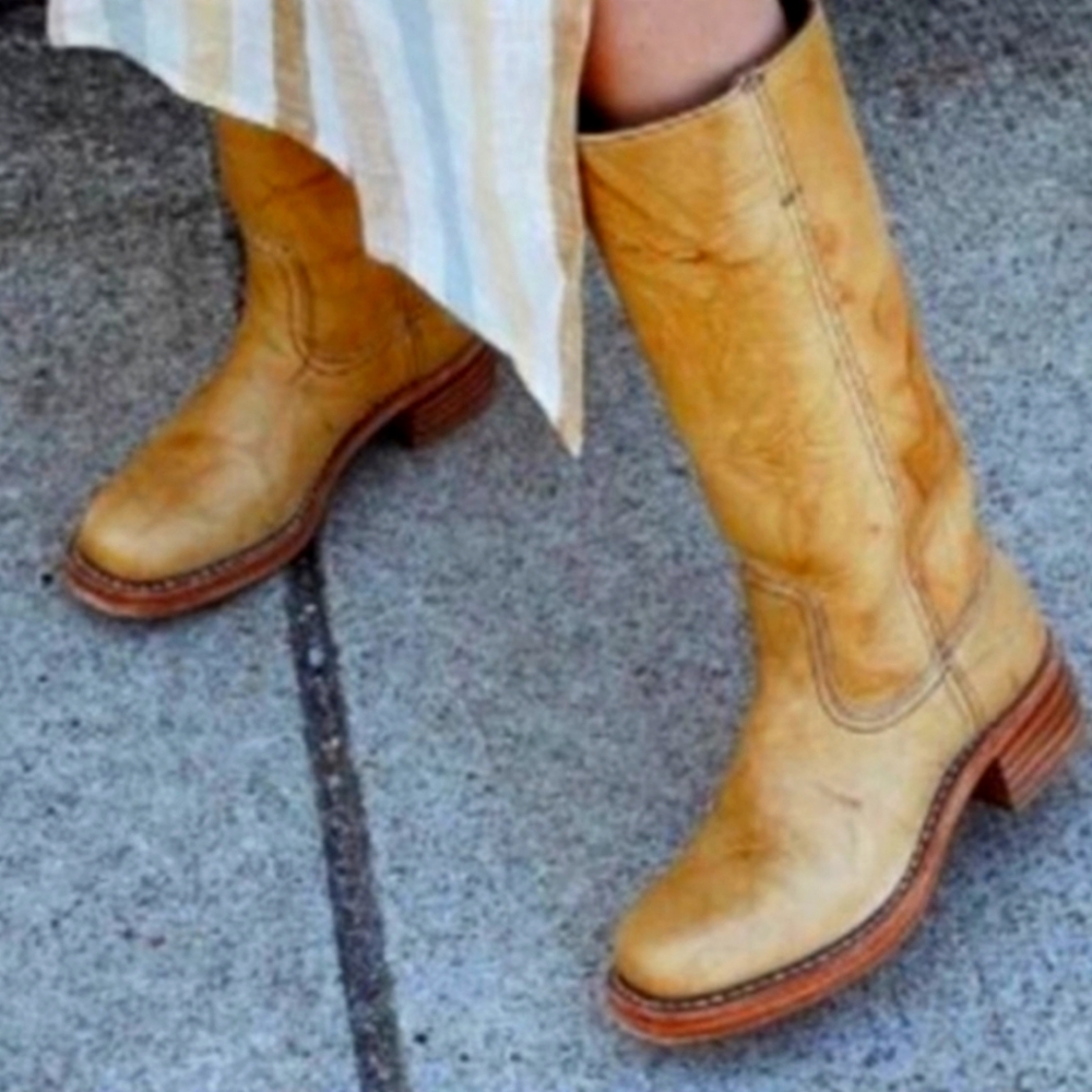 ORIGINAL VINTAGE BANANA FRYE CAMPUS BOOTS EXTREMELY RARE!!! 8.5 WOMEN'S